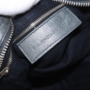 BALENCIAGA The Giant City Bag Leather 2way Gray Silver 173084 Auth 188218SAM-20
