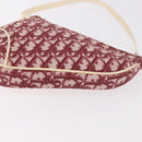 Christian Dior Saddle Pouch PVC Red Silver Auth 188225SAV-14