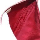 Christian Dior Saddle Pouch PVC Red Silver Auth 188225SAV-18