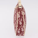 Christian Dior Saddle Pouch PVC Red Silver Auth 188225SAV-4