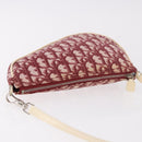 Christian Dior Saddle Pouch PVC Red Silver Auth 188225SAV-6