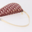 Christian Dior Saddle Pouch PVC Red Silver Auth 188225SAV-7