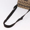 GUCCI GG Canvas Shoulder Bag Beige Silver 122759 Auth 188226A-8