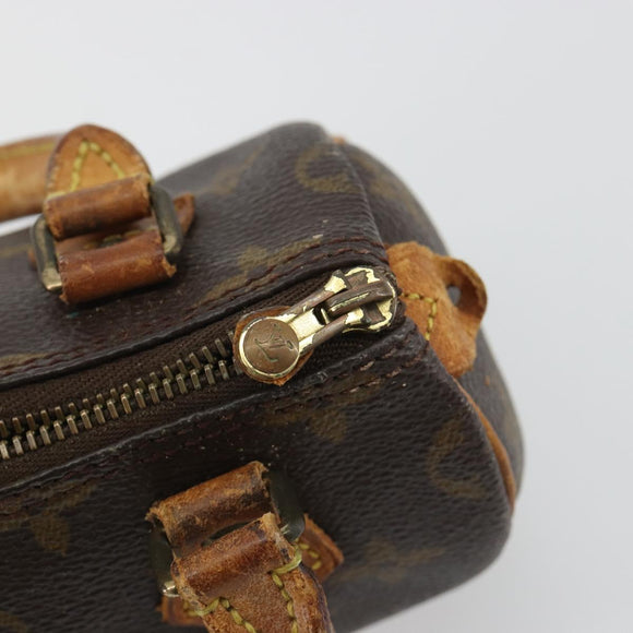 LOUIS VUITTON Monogram Mini Speedy Hand Bag M41534 LV Auth 188228