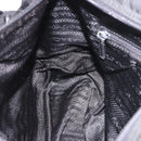 PRADA Shoulder Bag Nylon Black Silver Auth 188230-23
