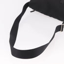 PRADA Shoulder Bag Nylon Black Silver Auth 188230-7