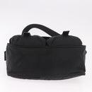 PRADA Shoulder Bag Nylon Black Silver Auth 188230-9