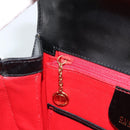 GUCCI Bamboo Hand Bag Leather 2way Black Gold 000 2046 0188 Auth 188235V-19