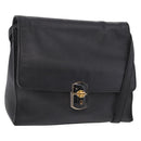 BALENCIAGA Afternoon Shoulder Bag Leather Black Gold 293862 Auth 188241-1