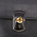 BALENCIAGA Afternoon Shoulder Bag Leather Black Gold 293862 Auth 188241-17