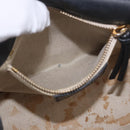 BALENCIAGA Afternoon Shoulder Bag Leather Black Gold 293862 Auth 188241-24