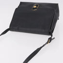 BALENCIAGA Afternoon Shoulder Bag Leather Black Gold 293862 Auth 188241-6
