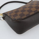 LOUIS VUITTON Damier Ebene Trousse Make Up Pouch N51982 LV Auth 188242A-11
