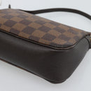 LOUIS VUITTON Damier Ebene Trousse Make Up Pouch N51982 LV Auth 188242A-12