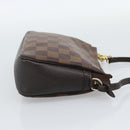 LOUIS VUITTON Damier Ebene Trousse Make Up Pouch N51982 LV Auth 188242A-5