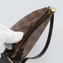 LOUIS VUITTON Damier Ebene Trousse Make Up Pouch N51982 LV Auth 188242A-6