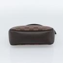 LOUIS VUITTON Damier Ebene Trousse Make Up Pouch N51982 LV Auth 188242A-9