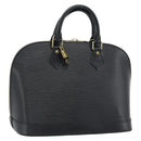 LOUIS VUITTON Epi Alma Hand Bag Noir Black M52142 LV Auth 188243SAV-1