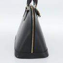 LOUIS VUITTON Epi Alma Hand Bag Noir Black M52142 LV Auth 188243SAV-3