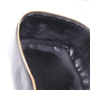 GUCCI Vanity Hand Bag Patent Leather Black Gold 032 1956 0150 Auth 188246-19