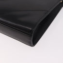GIVENCHY Shoulder Bag Leather Black Gold Auth 188247-14