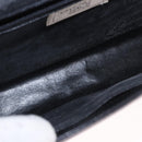 GIVENCHY Shoulder Bag Leather Black Gold Auth 188247-11