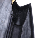 GIVENCHY Shoulder Bag Leather Black Gold Auth 188247-18