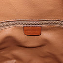 CELINE Macadam Canvas Shoulder Bag PVC Leather Brown Gold Auth 188254-20