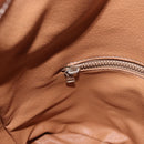 CELINE Macadam Canvas Shoulder Bag PVC Leather Brown Gold Auth 188254-23