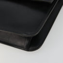 Christian Dior Shoulder Bag Leather Black Gold Auth 188255-9