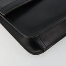Christian Dior Shoulder Bag Leather Black Gold Auth 188255-14