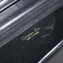 Christian Dior Shoulder Bag Leather Black Gold Auth 188255-18