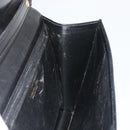 Christian Dior Shoulder Bag Leather Black Gold Auth 188255-19