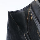 Christian Dior Shoulder Bag Leather Black Gold Auth 188255-20