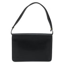 Christian Dior Shoulder Bag Leather Black Gold Auth 188255-2