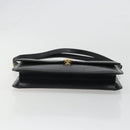 Christian Dior Shoulder Bag Leather Black Gold Auth 188255-5
