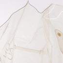 HERMES Vinyl Kelly Hand Bag Vinyl Clear Gold Auth 188256-18
