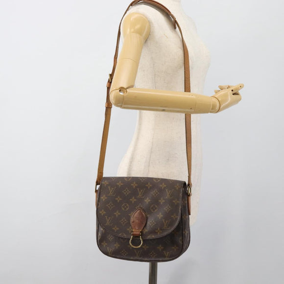 LOUIS VUITTON Monogram Saint Cloud GM Shoulder Bag M51242 LV Auth 188260