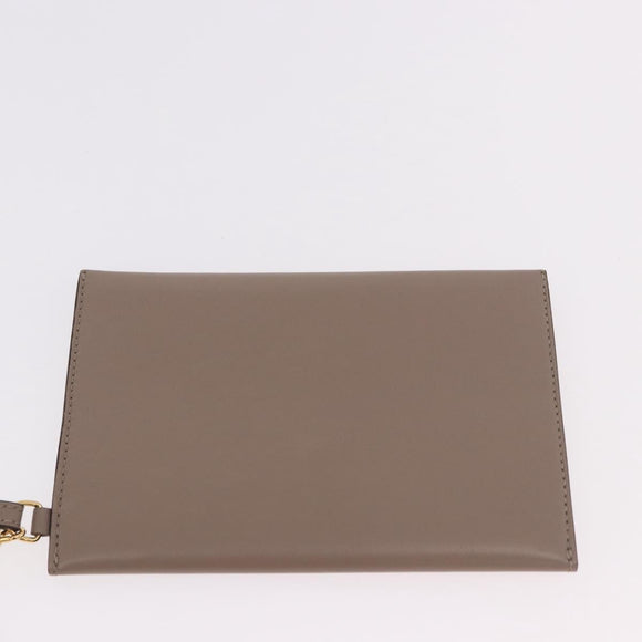 Stella MacCartney Hand Bag Leather 2way Beige Gold 513860 Auth 188263A