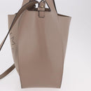 Stella MacCartney Hand Bag Leather 2way Beige Gold 513860 Auth 188263A-3