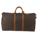 LOUIS VUITTON Monogram Keepall Bandouliere 60 Boston Bag M41412 LV Auth 188266-2