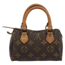 LOUIS VUITTON Monogram Mini Speedy Hand Bag M41534 LV Auth 188268-2