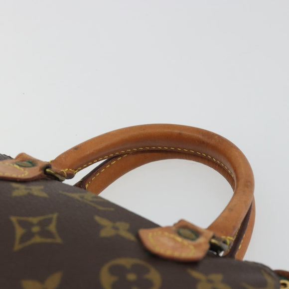 LOUIS VUITTON Monogram Mini Speedy Hand Bag M41534 LV Auth 188268