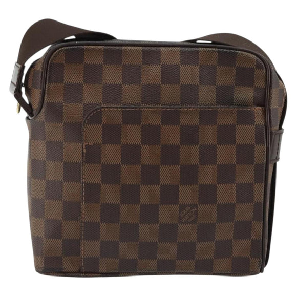 LOUIS VUITTON Damier Ebene Olaf PM Shoulder Bag N41442 LV Auth 188269