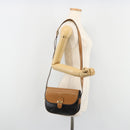 Christian Dior Shoulder Bag Leather Black Gold Auth 188273-22
