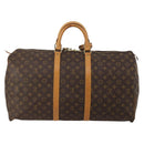 LOUIS VUITTON Monogram Keepall 55 Boston Bag M41424 LV Auth 188275V-2