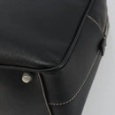 PRADA Tote Bag Saffiano leather Black Silver Auth 188279SAV-10