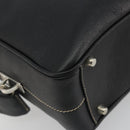 PRADA Tote Bag Saffiano leather Black Silver Auth 188279SAV-11