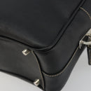 PRADA Tote Bag Saffiano leather Black Silver Auth 188279SAV-12