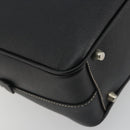 PRADA Tote Bag Saffiano leather Black Silver Auth 188279SAV-13